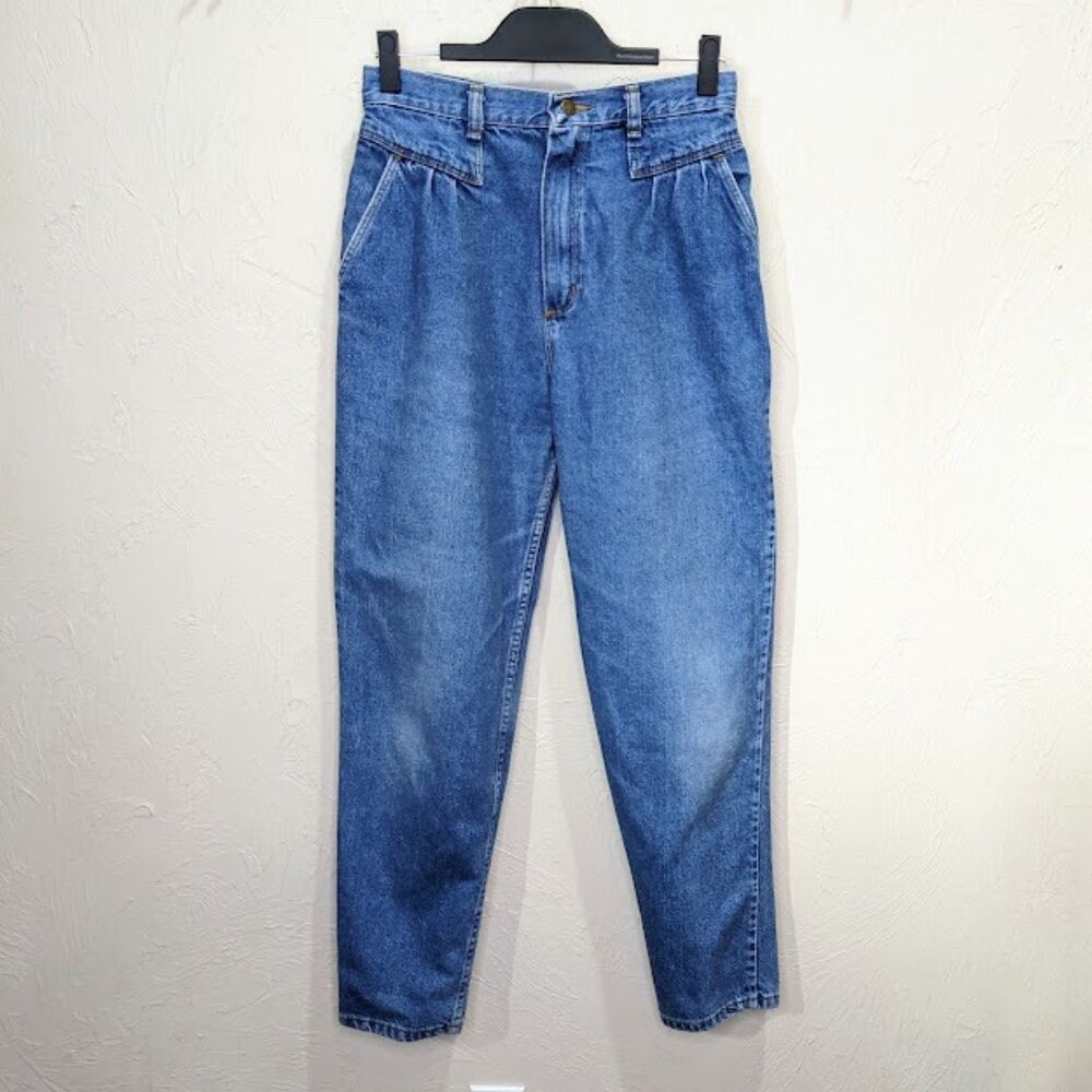 Vintage 70s Wrangler Tapered Jeans Size M Medium Wash Denim Casual Pants